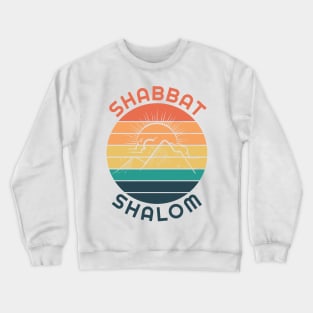 Shabbat Shalom Crewneck Sweatshirt